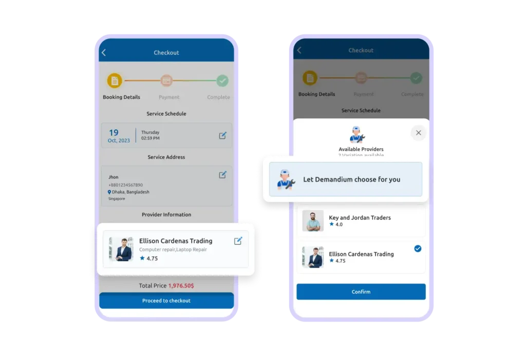 choose favorite provider