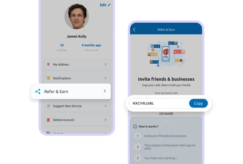 refer & earn